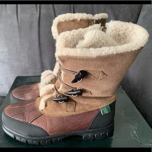 Ralph Lauren Quintessa sport suede boots